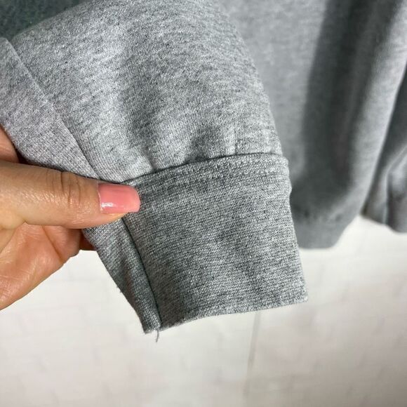 Venezia Womens Hooded Sweatshirt size Small Gray Made in Italy - Picture 12 of 14